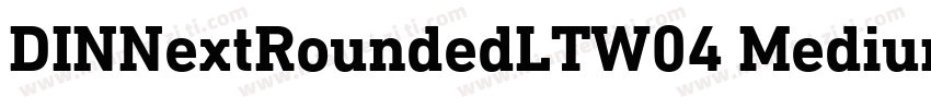 DINNextRoundedLTW04 Medium Regular字体转换